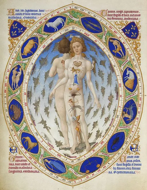 A Renaissance zodiac man