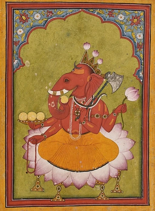 A picture of Lord Ganesha, patron of astrologers and remover of obstacles